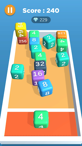 Android application 4096 Merge Blocks X2 screenshort
