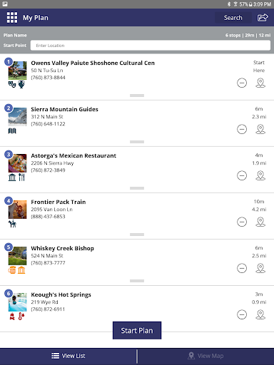 Screenshot of Visit Bishop CA