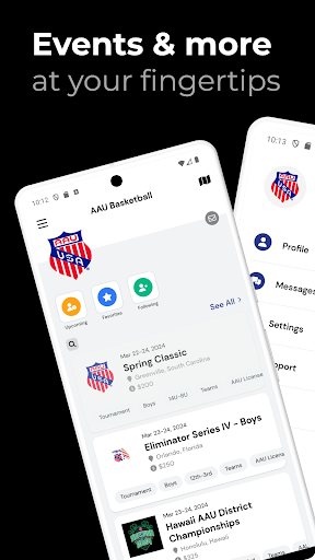 Android application AAU Basketball screenshort