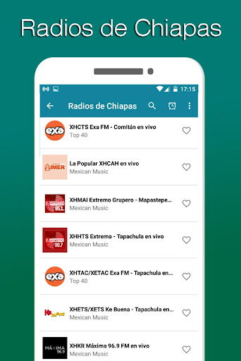 Android application Radio de Chiapas screenshort