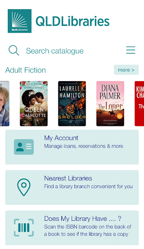 Android application QLDLibraries screenshort
