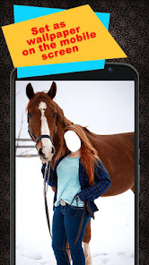 Imágen 6 Horse With Girl Photo Suit android