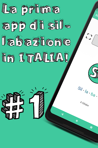 Android application Sillabare: Divisione in Sillab screenshort