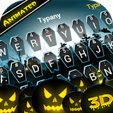Animated Halloween Theme&Emoji Keyboard icon