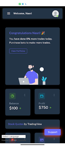Android application BullInvexFx screenshort