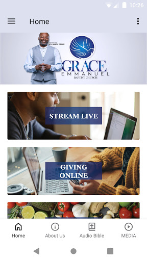 Android application Grace Emmanuel Baptist Church screenshort