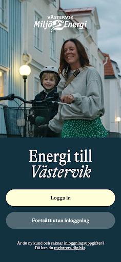 Android application Västervik Miljö & Energi screenshort