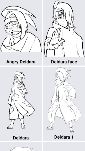 How to draw Akatsuki