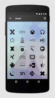 screenshot of Zwart - Black Icon Pack