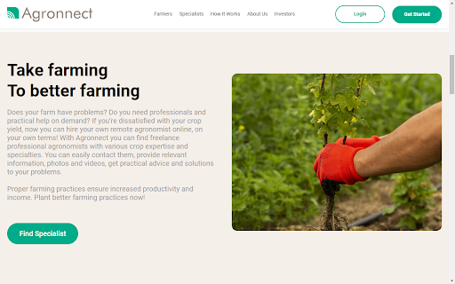 Agronnect Screen 3