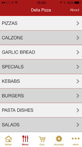 Della Pizza Barnsley Screen 2