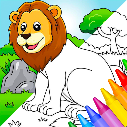Colouring games drawing paint