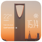 Riyadh Weather Widget/Clock icon