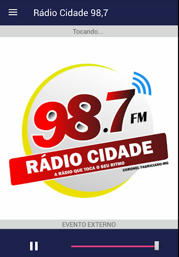 Android application Rádio Cidade 98,7 screenshort