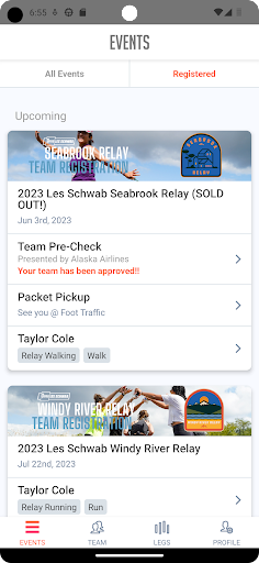 Android application HTC Check-In screenshort