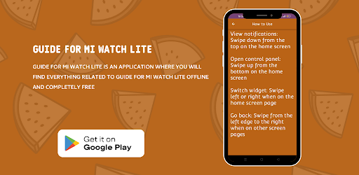Guide for Mi Watch Lite Screen 3