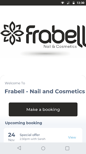 Android application Frabell - Nail and Cosmetics screenshort