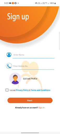 Android application Vaish Voice screenshort