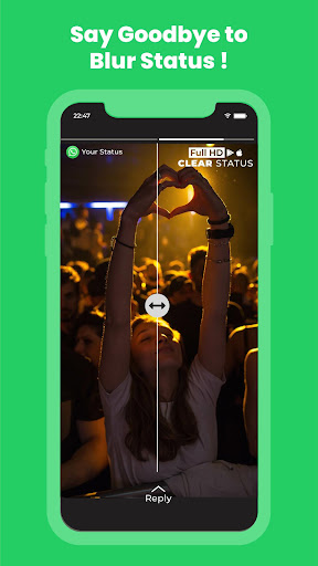 Clear Status - No Blur Status Screen 2