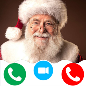 Santa claus video call prank
