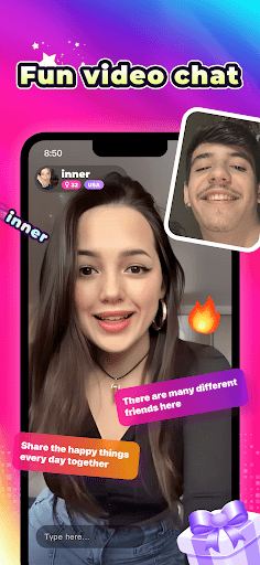Android application Inner - Live Video Chat screenshort