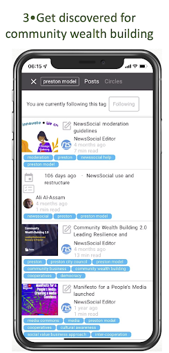 NewsSocial.news Screen 3