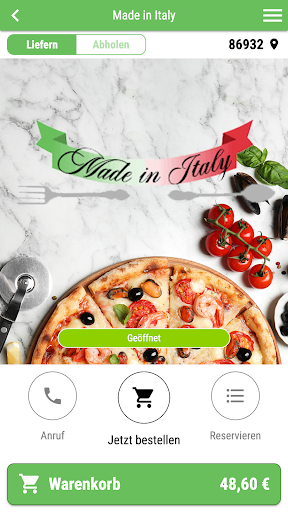 Android application Made in Italy screenshort
