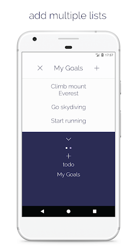 todo - minimal todo list Screen 3