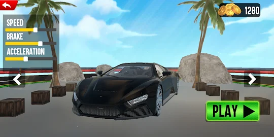 Mega Ramp Game - GT Car Games