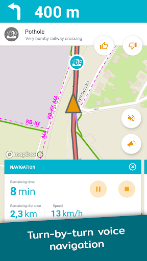 Screenshot of Prague on Bike