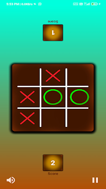 #2. My tic tac toe (Android) By: Thunderstorm Studio