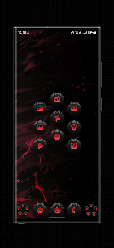 Screenshot of Stacked Red Icons