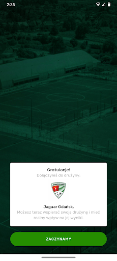 Android application Jaguar Gdańsk screenshort