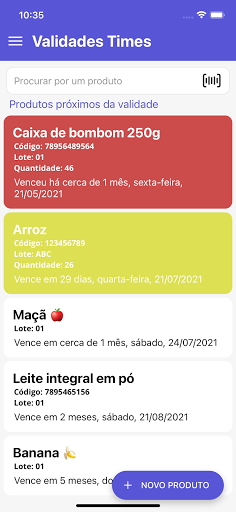 Android application Expiry Checker Teams screenshort