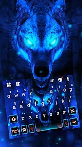 Ice Wolf 3D Keyboard Theme Unknown