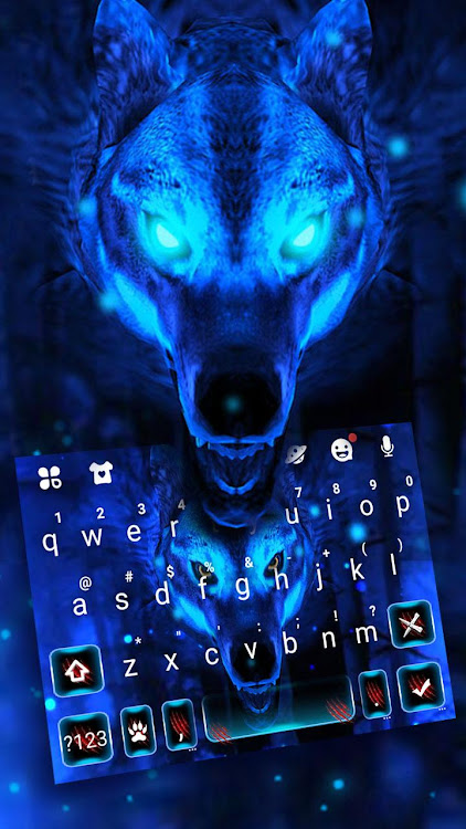 Ice Wolf 3D Keyboard Theme - 8.3.0_0208 - (Android)