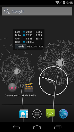 Altın Döviz Widget Screen 2