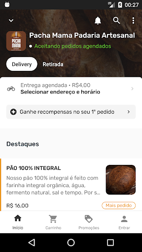 Android application Stor Fábrica De Pães screenshort