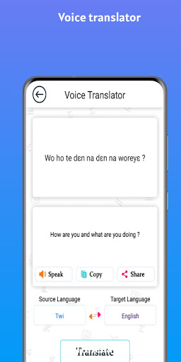 Twi - English Translator Screen 3