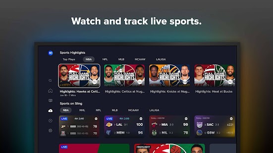 Sling: Live TV + Freestream Screenshot