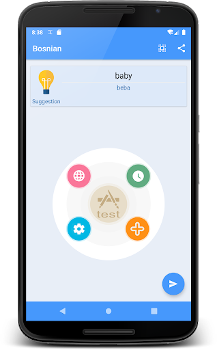 Android application Learn Bosnian and phrases screenshort