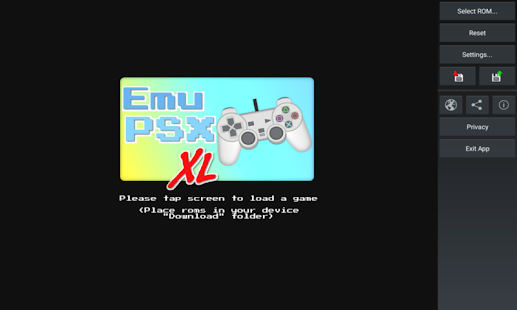 EmuPSX XL Screenshot