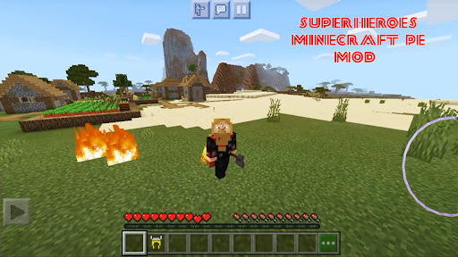 Android application Mod Superhero games Minecraft screenshort