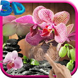 Pink Orchid 3D Live Wallpaper icon
