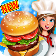 Crazy Burger Recipe Cooking Game: Chef Stories