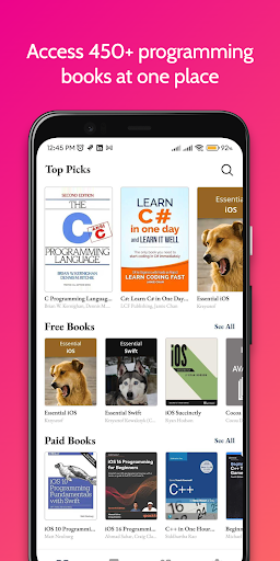 Android application Programming Books: Learn Code screenshort