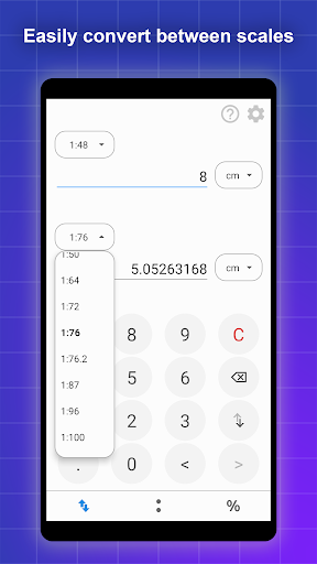 Android application Scale Converter screenshort