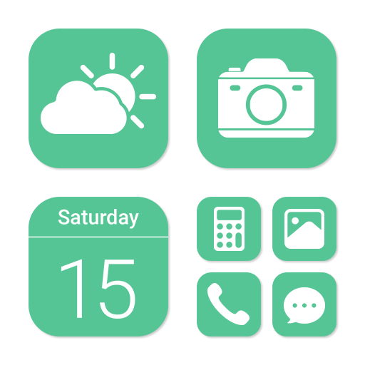 Wow Emerald White - Icon Pack logo