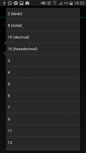 Number base converter