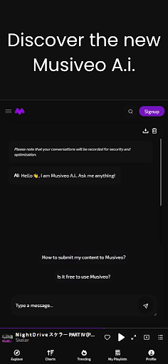 MUSIVEO Screen 2